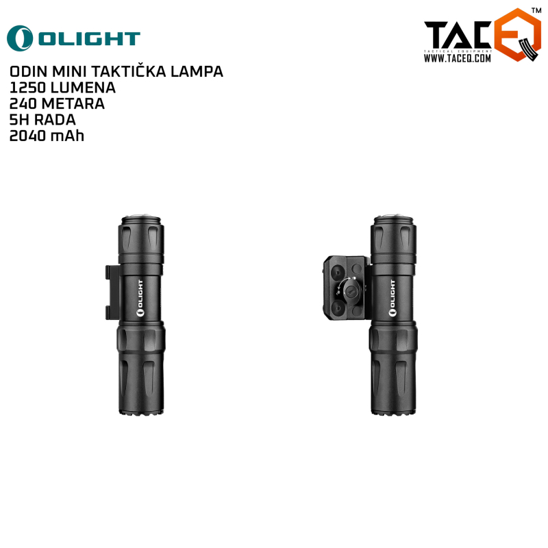 Tactical rifle flashlight OLIGHT ODIN Mini
