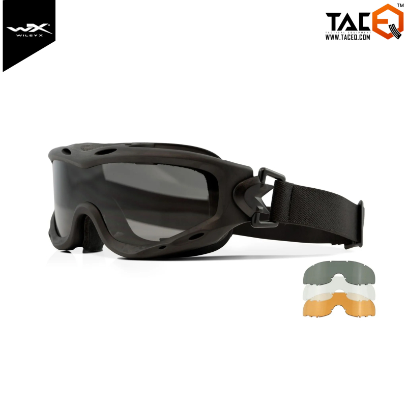 バイクウェア・装備 Wiley X Personal Protective Eyewear Wiley X SP293B Spear Black Frame Tactical Goggles