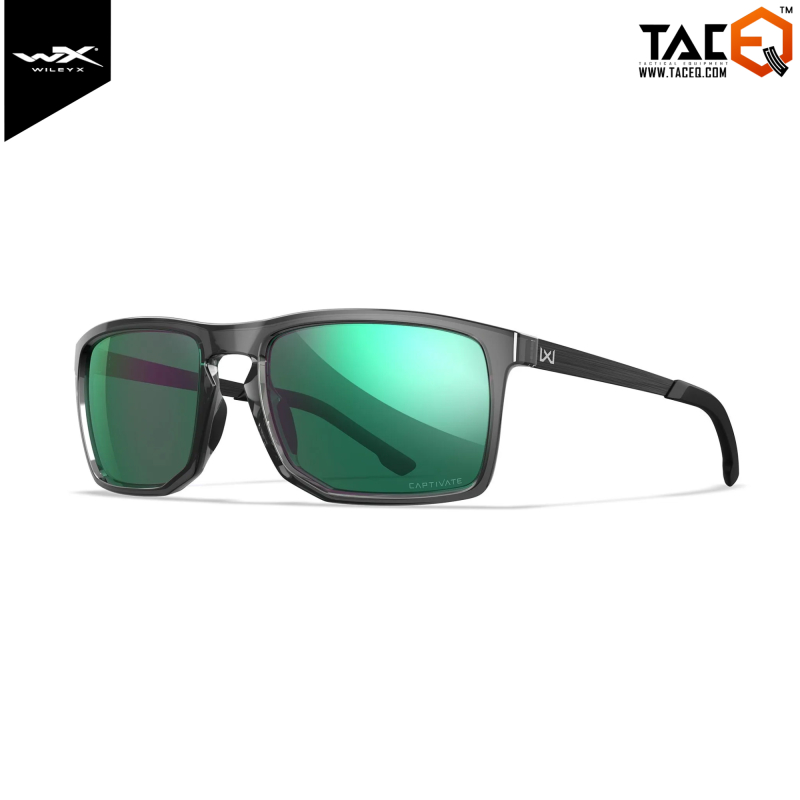 Wiley X AC6AXE047 WX AXE CAPTIVATE™Polarized Green Mirror