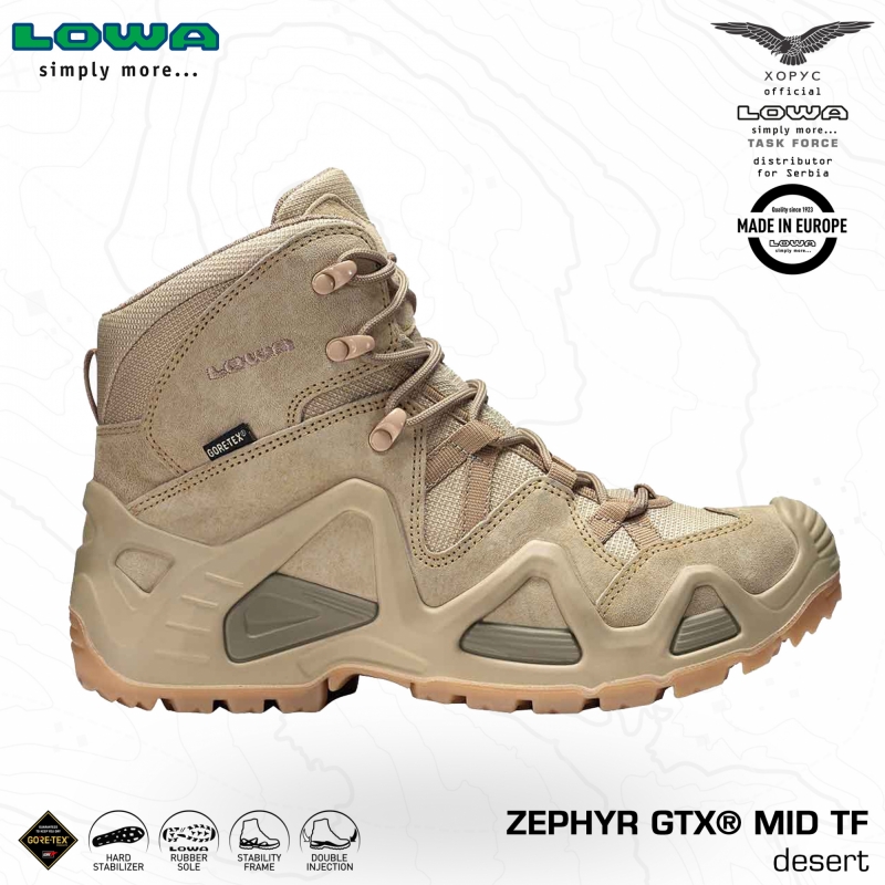 Zephyr GTX MID TF desert
